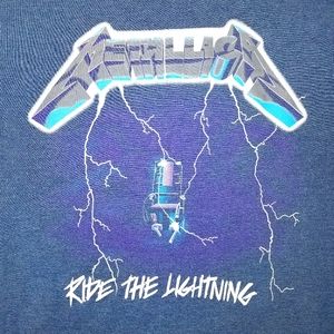 METALLICA Ride The Lightning Band Tee Shirt